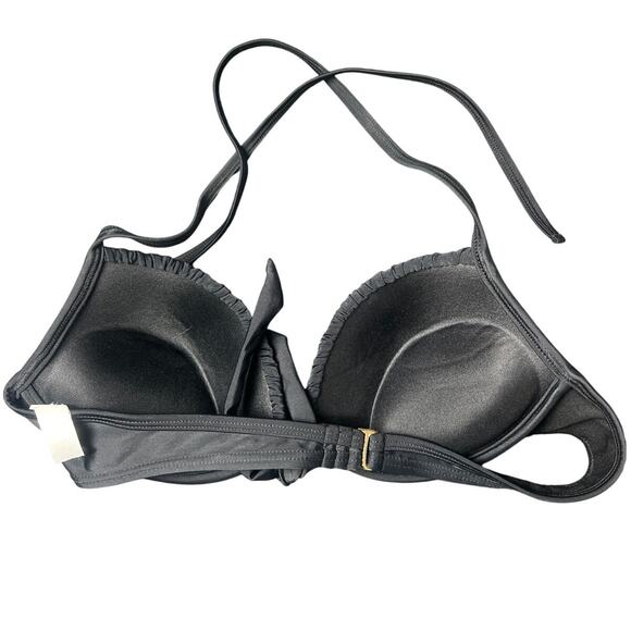 Inmocean Black Push-Up Bikini Swim Top Size L - Picture 2 of 5
